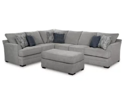 Naples Gray Ottoman -Furniture Promotion Store 810451015 810451016 810451017
