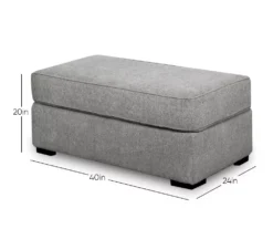 Naples Gray Ottoman -Furniture Promotion Store 810451017 9