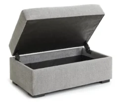 Parkdale Silver Storage Ottoman -Furniture Promotion Store 810465150 4