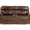 Wellsley Leather Power Reclining Console Loveseat -Furniture Promotion Store 810469259 3