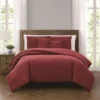 Broyhill Deep Red Crinkle 5-Piece Comforter Set -Furniture Promotion Store 810477716 1 1
