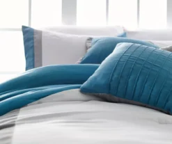 Vittorio Teal & Gray Comforter Set -Furniture Promotion Store 810485246 810485247 2