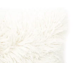 Harper Shag Ivory Throw Pillow -Furniture Promotion Store 810487355 3