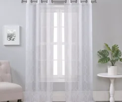 Broyhill Geo Sheer Grommet Curtain Panel Pair -Furniture Promotion Store 810507477