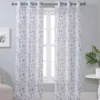 Broyhill Cassandra Floral Sheer Grommet Curtain Panel Pair -Furniture Promotion Store 810507479