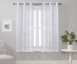 Broyhill Geo Sheer Grommet Curtain Panel Pair -Furniture Promotion Store 810507512