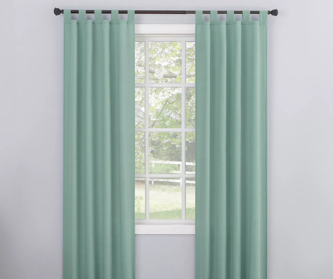 Broyhill Durham Semi-Sheer Textured Tab Top Curtain Panel 3 Broyhill Durham Semi-Sheer Textured Tab Top Curtain Panel