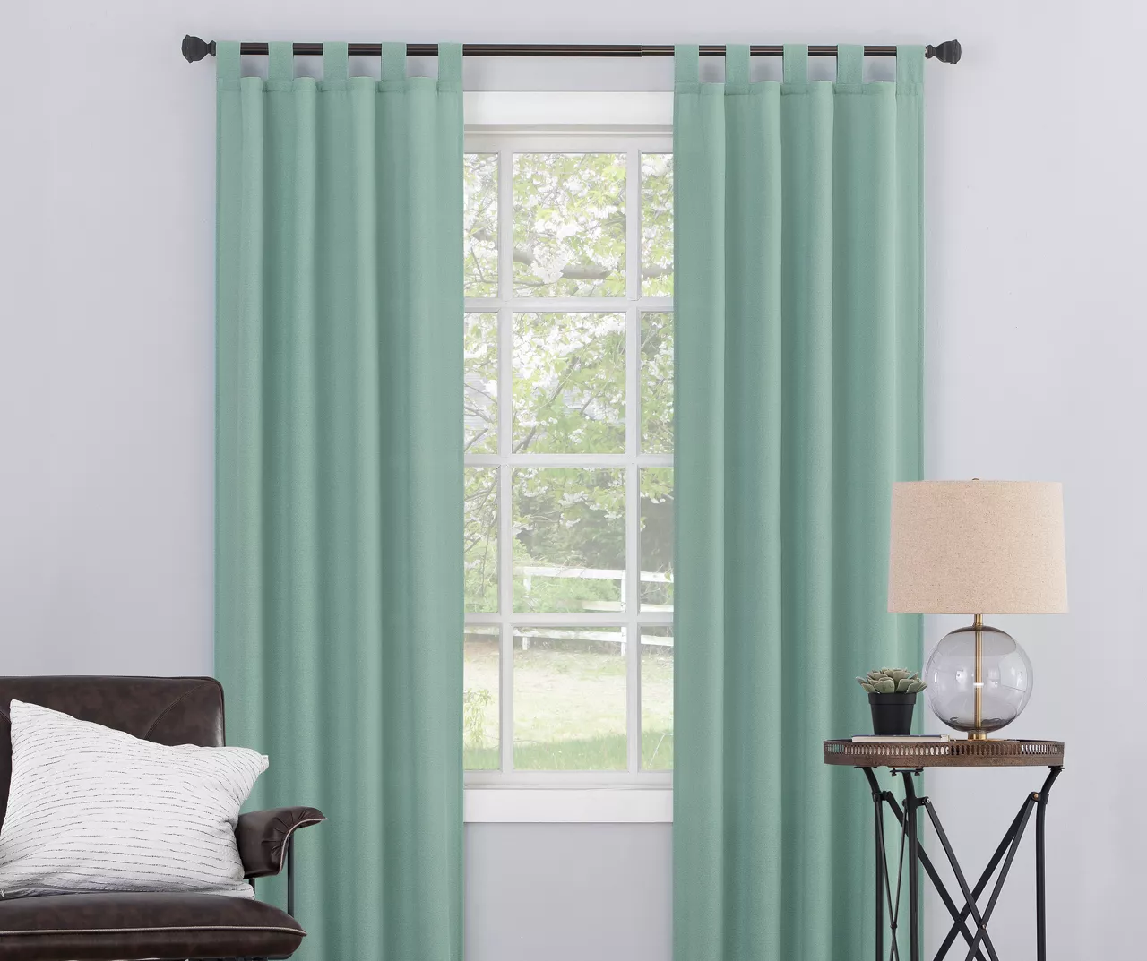 Broyhill Durham Semi-Sheer Textured Tab Top Curtain Panel 15 Broyhill Durham Semi-Sheer Textured Tab Top Curtain Panel - Image 13