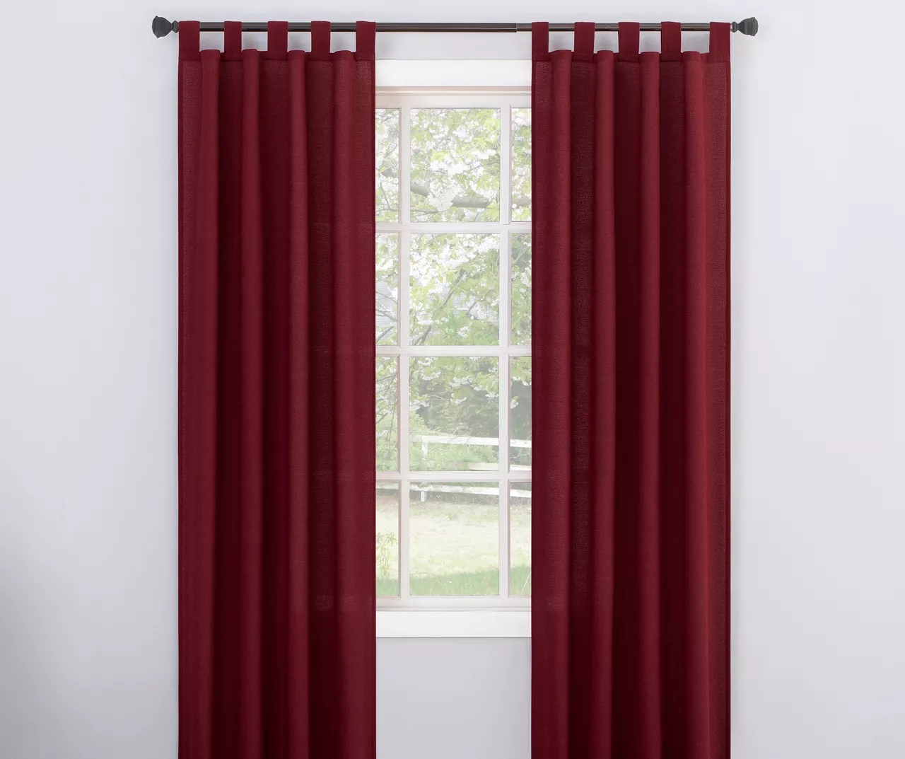 Broyhill Durham Semi-Sheer Textured Tab Top Curtain Panel 9 Broyhill Durham Semi-Sheer Textured Tab Top Curtain Panel - Image 7