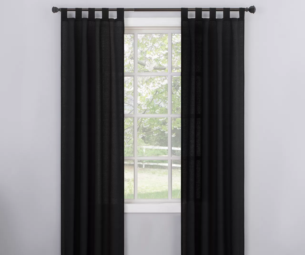 Broyhill Durham Semi-Sheer Textured Tab Top Curtain Panel 6 Broyhill Durham Semi-Sheer Textured Tab Top Curtain Panel - Image 4