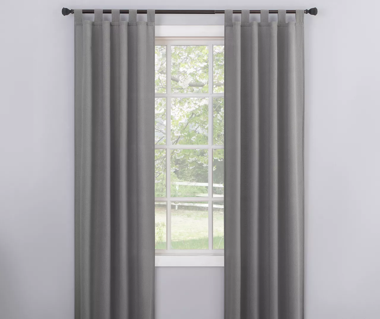 Broyhill Durham Semi-Sheer Textured Tab Top Curtain Panel 8 Broyhill Durham Semi-Sheer Textured Tab Top Curtain Panel - Image 6