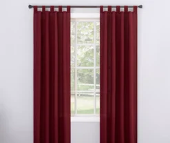 Broyhill Durham Semi-Sheer Textured Tab Top Curtain Panel 29 Broyhill Durham Semi-Sheer Textured Tab Top Curtain Panel -Furniture Promotion Store 810511396 0