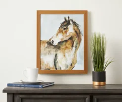Brown Horse Framed Plaque -Furniture Promotion Store 810515530 2