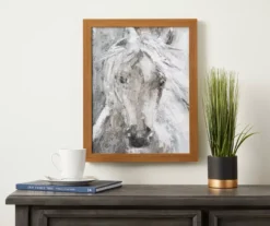White Horse Framed Plaque -Furniture Promotion Store 810515621 2