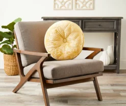 Jolie Yellow Round Throw Pillow -Furniture Promotion Store 810520940 2