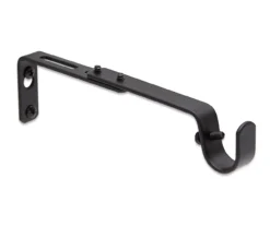 Legacy Black Adjustable Curtain Rod Brackets, 2-Pack 12 Legacy Black Adjustable Curtain Rod Brackets, 2-Pack -Furniture Promotion Store 810524279 3