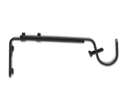 Legacy Black Adjustable Curtain Rod Brackets, 2-Pack 13 Legacy Black Adjustable Curtain Rod Brackets, 2-Pack -Furniture Promotion Store 810524279 4