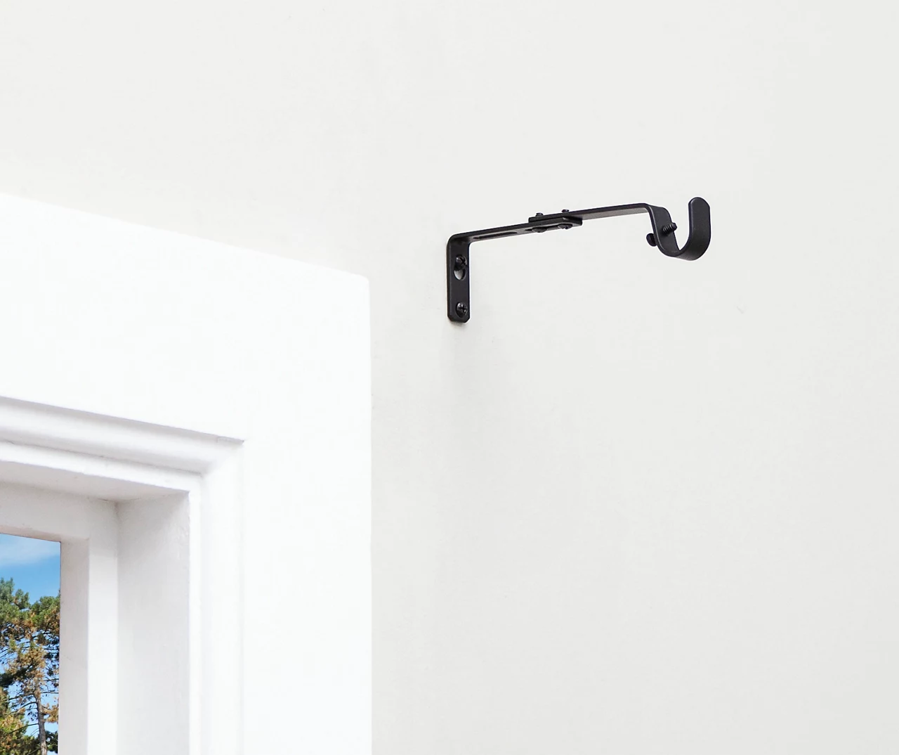 Legacy Black Adjustable Curtain Rod Brackets, 2-Pack 9 Legacy Black Adjustable Curtain Rod Brackets, 2-Pack - Image 7