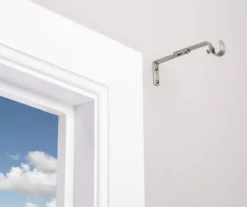 Legacy Satin Nickel Adjustable Curtain Rod Brackets, 2-Pack -Furniture Promotion Store 810524280 4