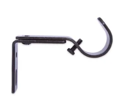 Legacy Brown-Black Adjustable Curtain Rod Brackets, 2-Pack -Furniture Promotion Store 810524291 3