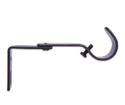 Legacy Brown-Black Adjustable Curtain Rod Brackets, 2-Pack -Furniture Promotion Store 810524291 4