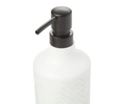 White Herringbone Lotion Pump -Furniture Promotion Store 810530723 1