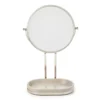 Tan Glaze Oval Tray Mirror -Furniture Promotion Store 810530731