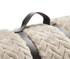 Tan Jacquard Supreme Velvet King Blanket -Furniture Promotion Store 810531017 31