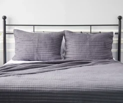 Pebbled 3-Piece Quilt Set 21 Pebbled 3-Piece Quilt Set -Furniture Promotion Store 810531523