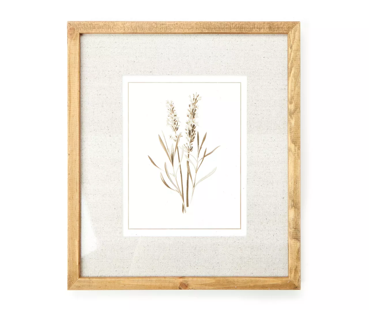 Botanical Linen Framed Print 3 Botanical Linen Framed Print