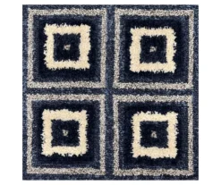 Broyhill Navy Square Pattern Klein Area Rug 9 Broyhill Navy Square Pattern Klein Area Rug -Furniture Promotion Store 810542869 810542870 810542871 810542872 A0 4