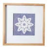 Blue & White Star Framed Print -Furniture Promotion Store 810546217
