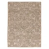 Sandpointe Tan & Ecru Damask Outdoor Area Rug, (5' X 7')
