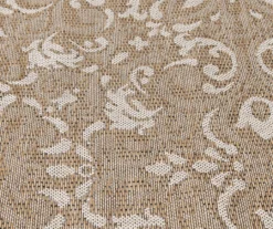 Sandpointe Tan & Ecru Damask Outdoor Area Rug, (5' X 7') -Furniture Promotion Store 810546500 810546501 810546502 4