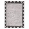 Broyhill Gray & Black Geometric Border Outdoor Area Rug -Furniture Promotion Store 810547883