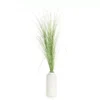 5' Grass In White Embossed Pot -Furniture Promotion Store 810553578