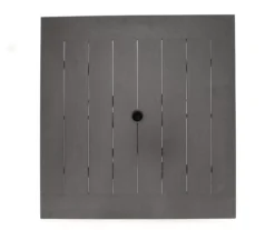 Autumn Cove Brown Wood Look Square Steel Patio Dining Table -Furniture Promotion Store 810553658 3 1