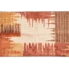 Broyhill Brown & Red Abstract Patchwork Accent Rug -Furniture Promotion Store 810557489