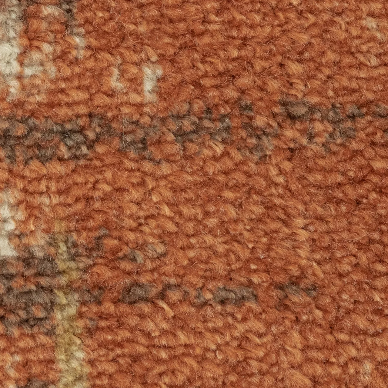 Broyhill Brown & Red Abstract Patchwork Accent Rug 18 Broyhill Brown & Red Abstract Patchwork Accent Rug - Image 16