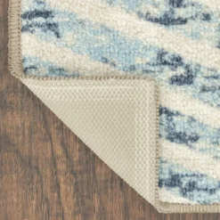 Broyhill Blue & Brown Modern Angles Accent Rug -Furniture Promotion Store 810557653 3