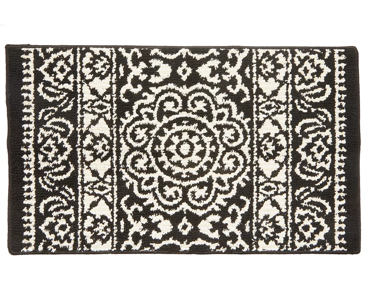 Broyhill Black & White Ornate Fascination Accent Rug 3 Broyhill Black & White Ornate Fascination Accent Rug