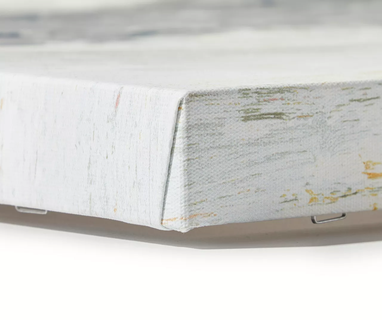 Blue & White Abstract Ocean 1 Wrapped Canvas 4 Blue & White Abstract Ocean 1 Wrapped Canvas - Image 2