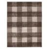 Broyhill Regina Brown & Greige Checkerboard Area Rug -Furniture Promotion Store 810562551 810562555 810562559 1 1