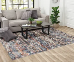 Broyhill Clifton Tan & Rust Floral Geometric Area Rug 5 Broyhill Clifton Tan & Rust Floral Geometric Area Rug -Furniture Promotion Store 810562553 810562557 810562561 2