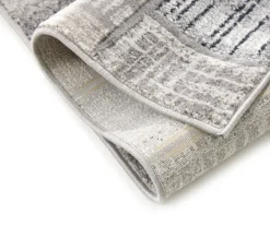 Destan Charcoal & Gray Patchwork Runner Rug, (2' X 7') -Furniture Promotion Store 810563290 2