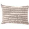 Black & White Knotted Stripe Rectangle Throw Pillow -Furniture Promotion Store 810565452