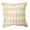 Market Sage & Beige Plaid Square Throw Pillow -Furniture Promotion Store 810565723