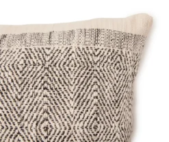 Hawthorne Black & White Geometric Square Throw Pillow -Furniture Promotion Store 810565727 2