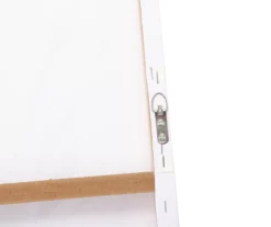 White & Green Embellished Cattail Wrapped Canvas -Furniture Promotion Store 810567733 810567732 2