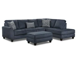 Dancaster Navy Storage Ottoman -Furniture Promotion Store 810569828 810569829 810569830 1